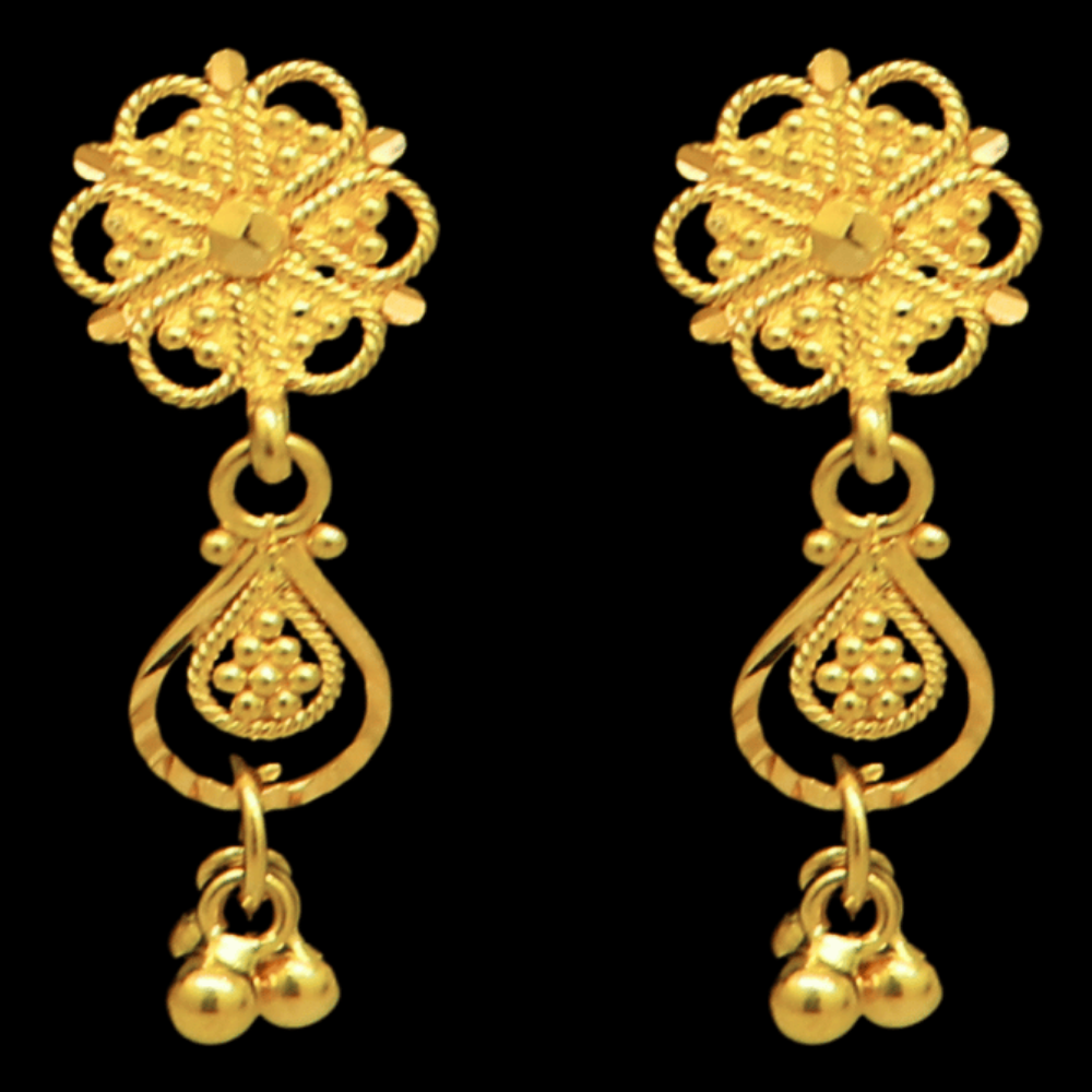 22K Gold Earrings - SW32508