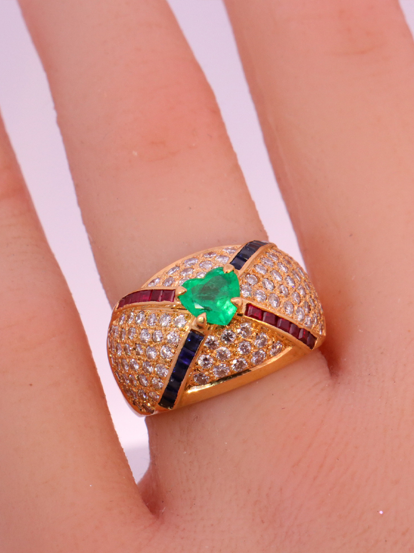 18K Yellow Gold Diamond Ring – SW13936