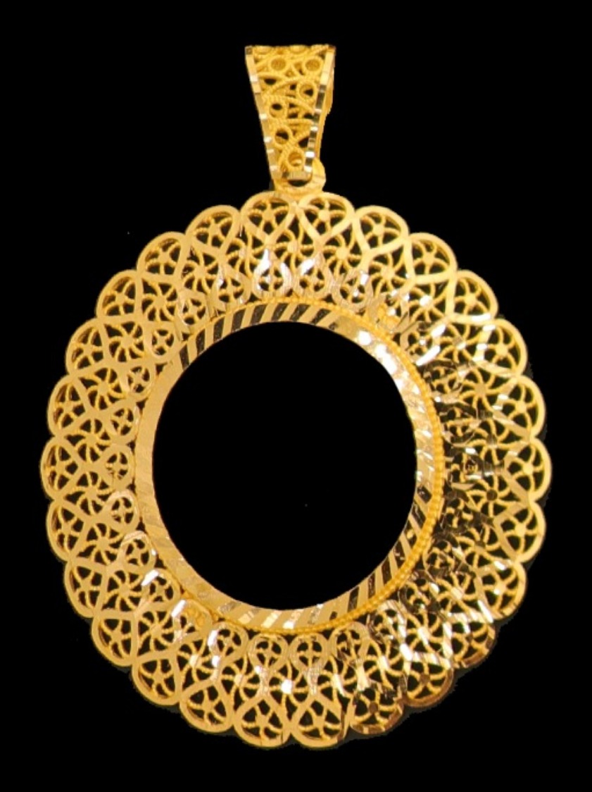 21K Gold Coin Frame – 20060