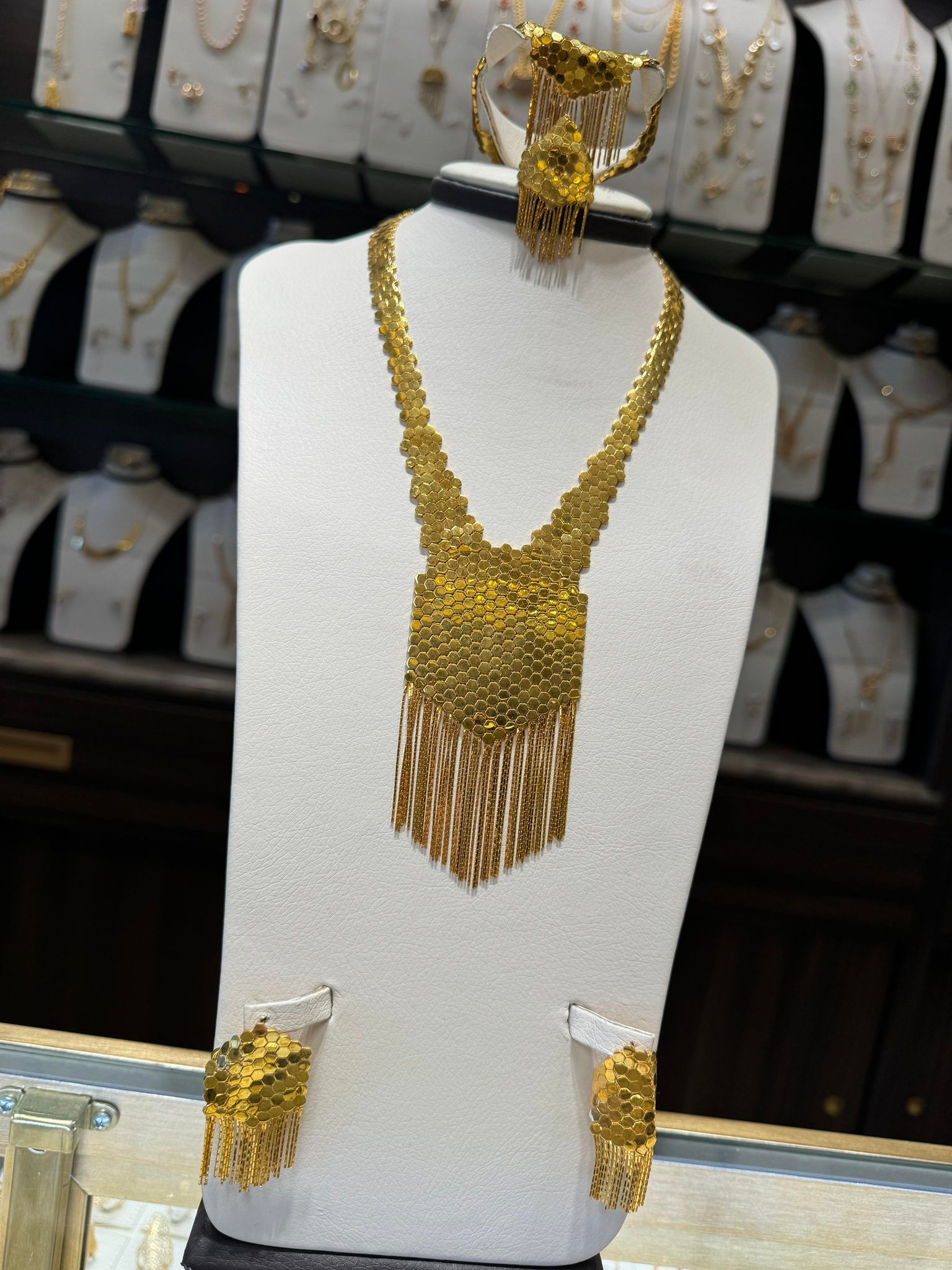 21K Gold Necklace Set