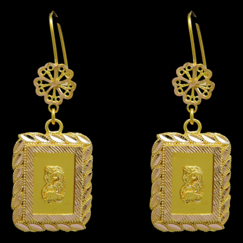 21K Gold Signature Earrings - SW31758