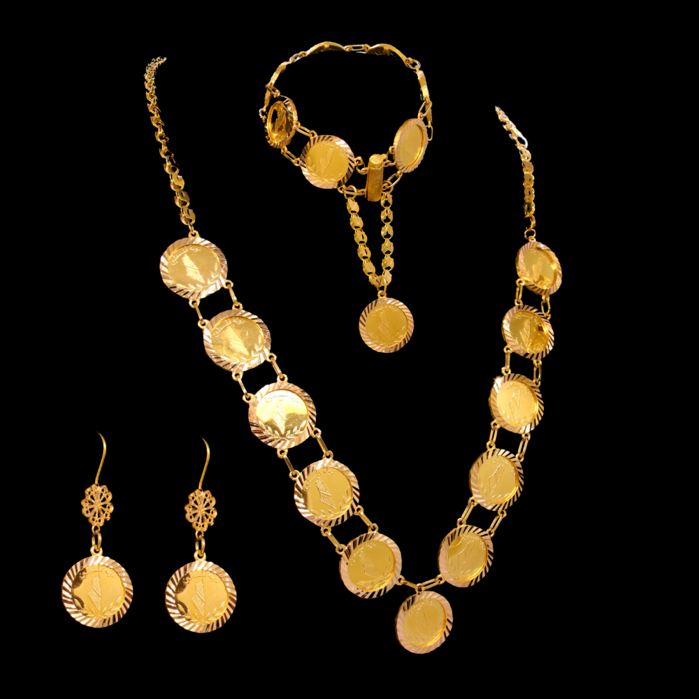 21K Gold Necklace Set – SW22813