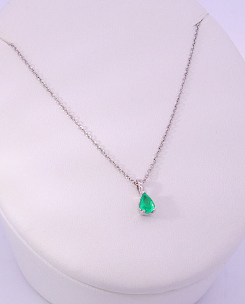 14K White Gold Diamond Necklace – SW14205