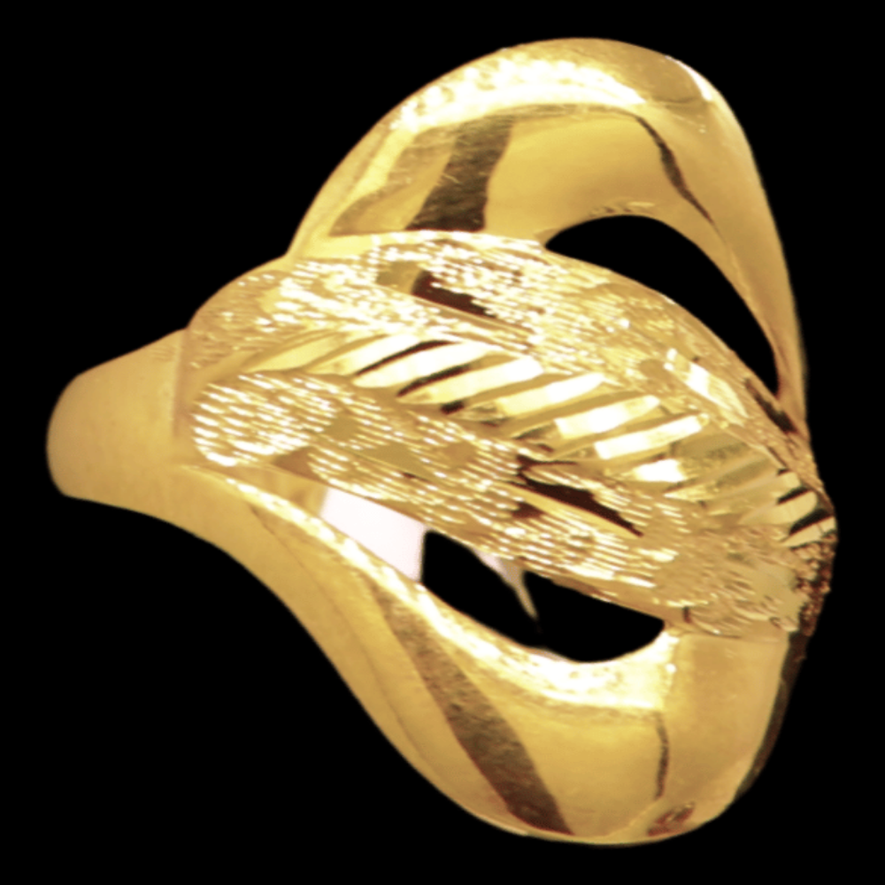 21K Yellow Gold Ring – Size 9 1/2 – SW31818