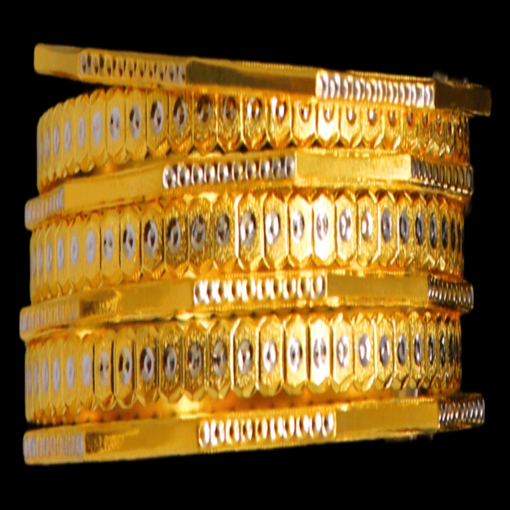 21K Gold Bangle Set, XS (18) – SW33756