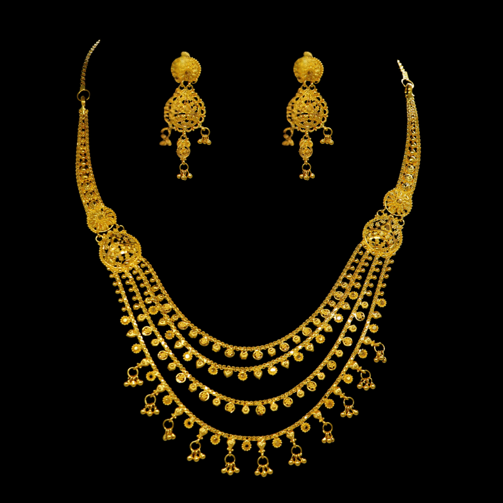 22K Short Necklace Set – SW33443