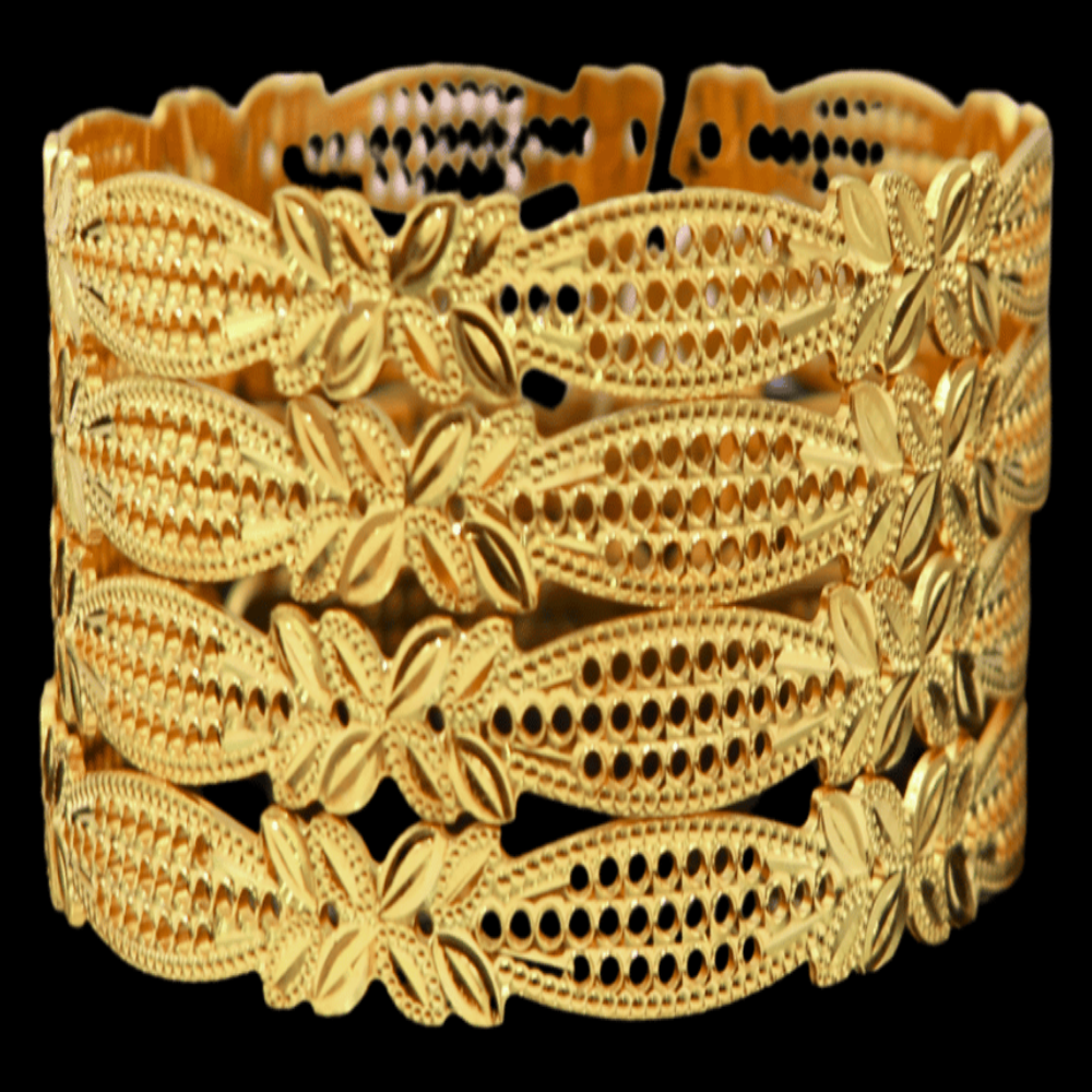 22K Gold Bangle Set, S (19) – SD32869