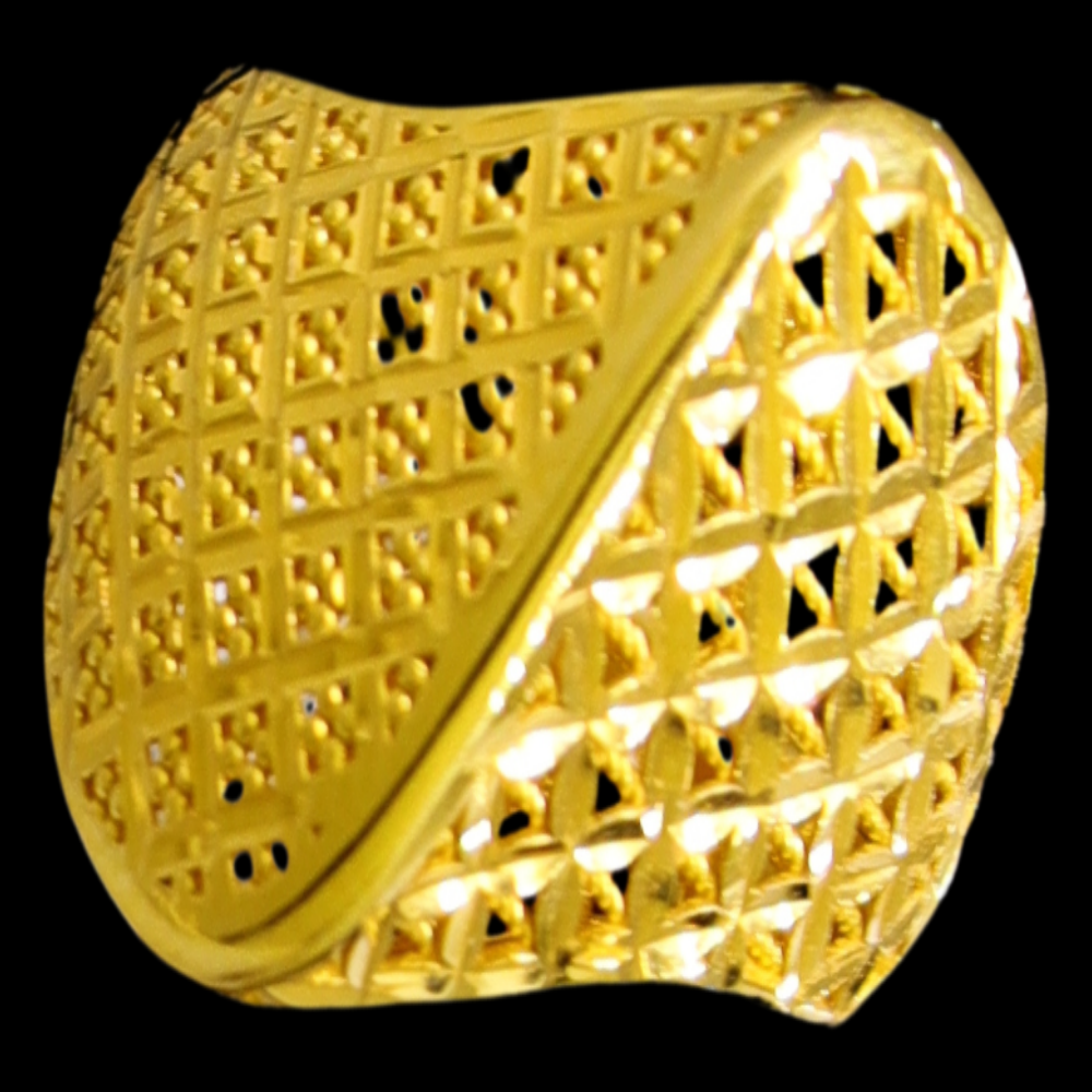 21K Yellow Gold Ring – Size 10 1/2 – SW30062