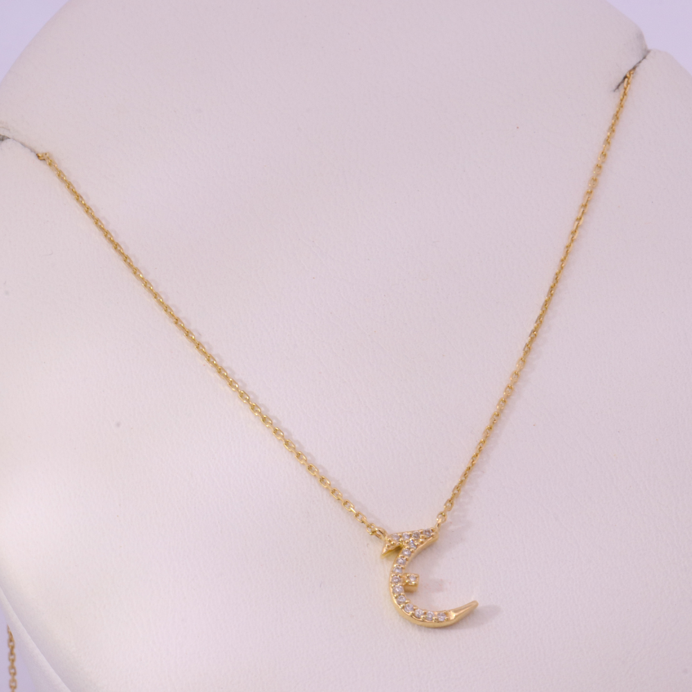 14K Yellow Gold Diamond Necklace – SW24471