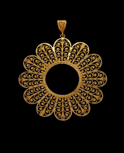 21K Gold Coin Frame – 18493