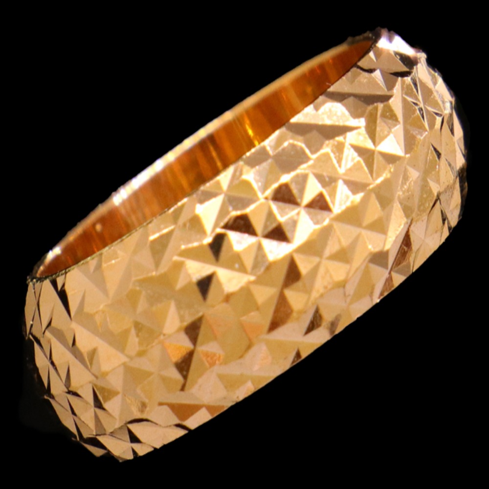21K Gold Engagement Band Size 10 - SW19543