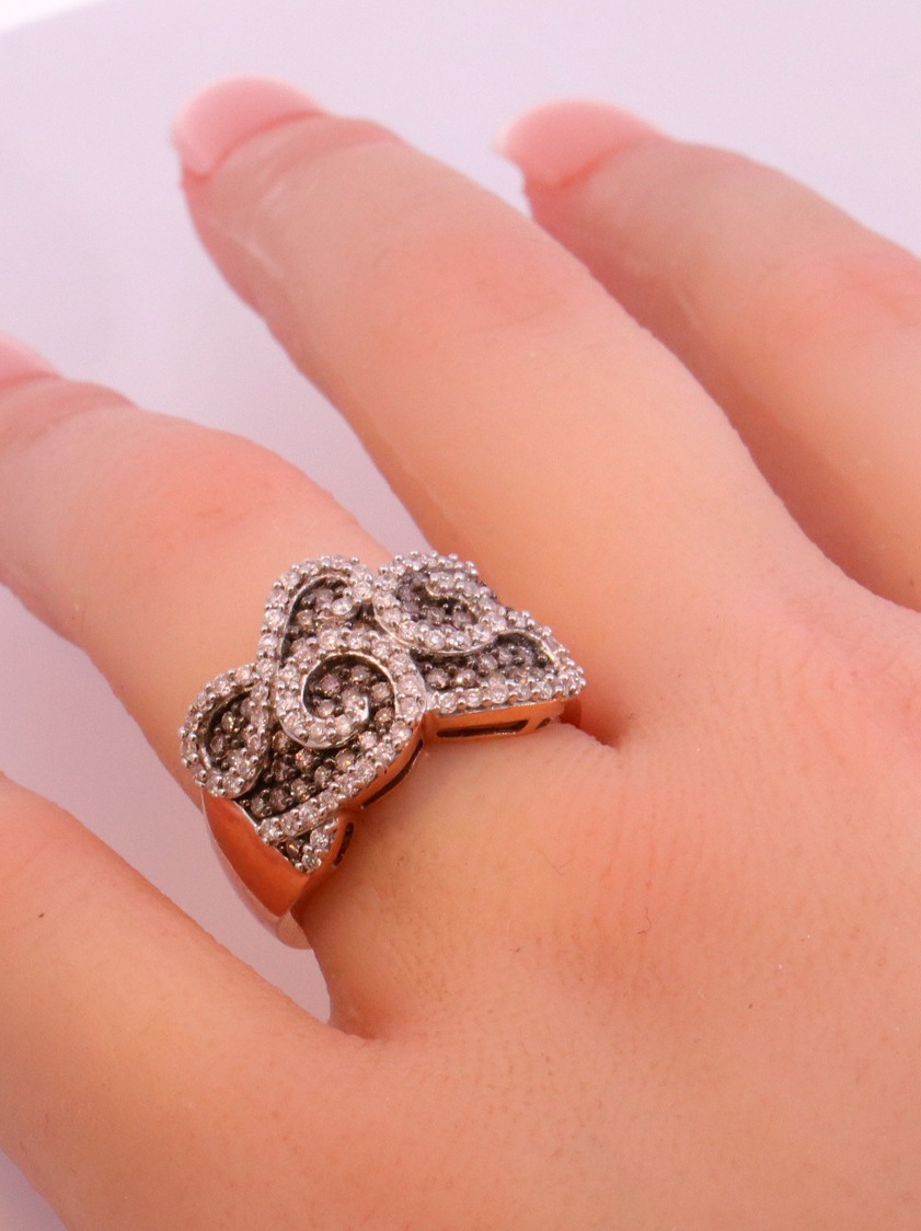 14K White Gold Diamond Ring - – SW10176