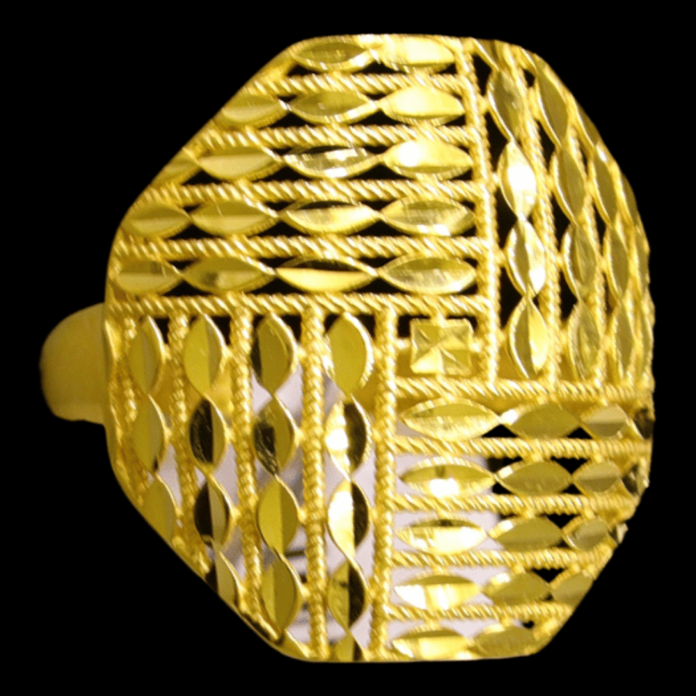 21K Yellow Gold Ring – Size 4 – SW29800