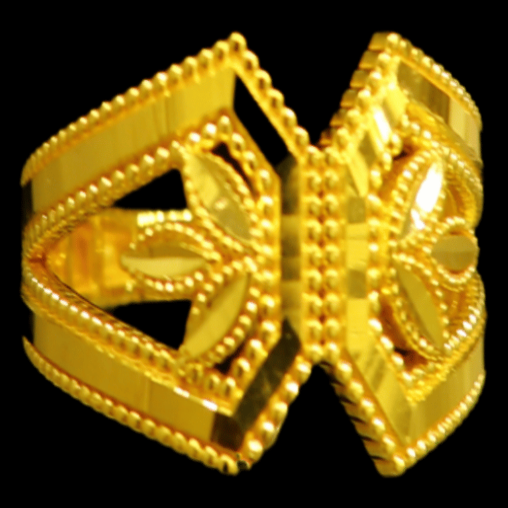 21K Yellow Gold Ring – Size 13 – SW30998