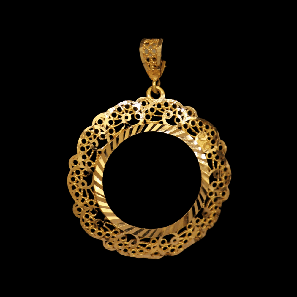 21K Gold Coin Frame – SW30697