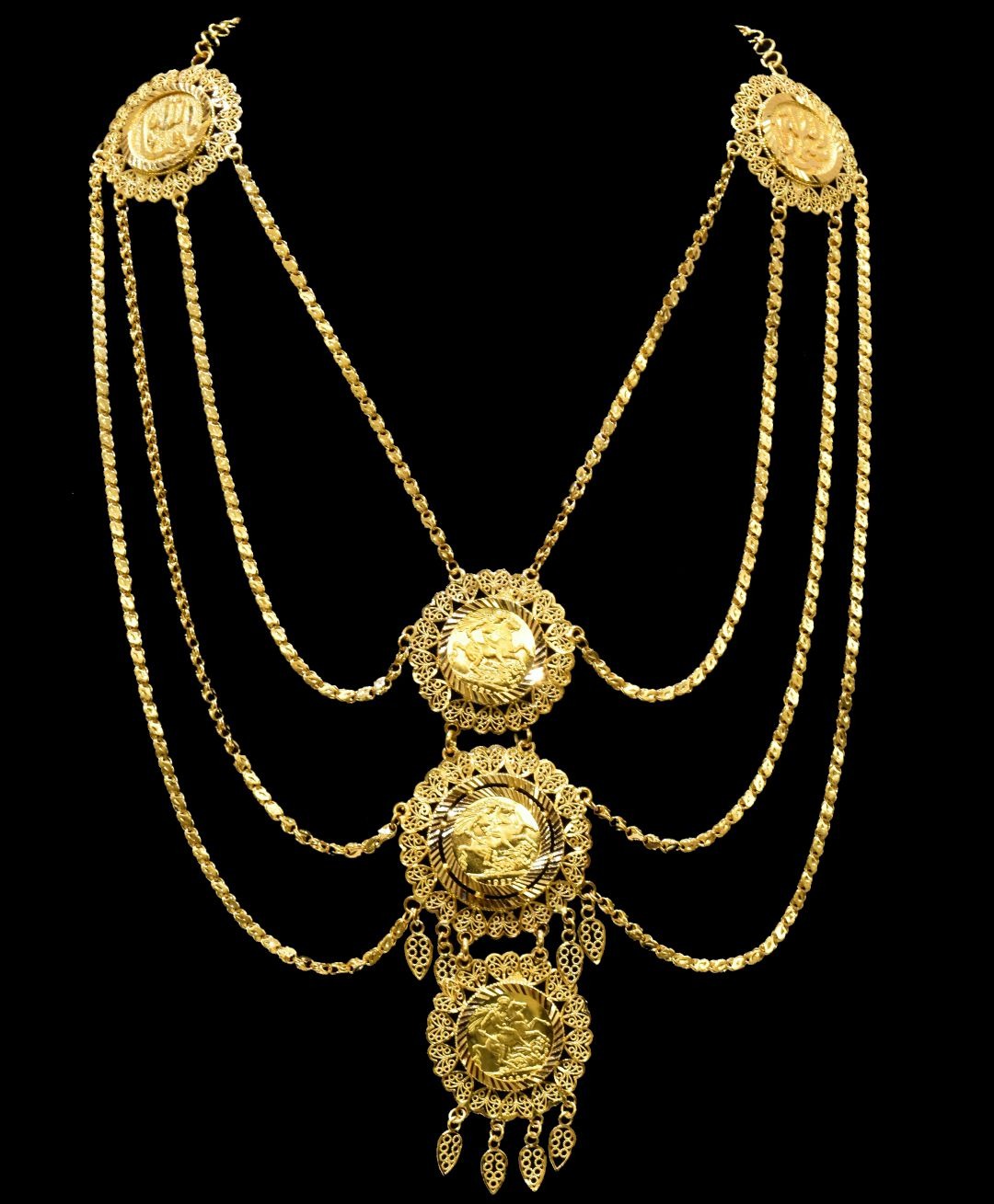 21K Gold Coin Necklace