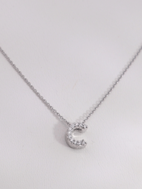 18K White Gold Diamond Necklace – SW30871
