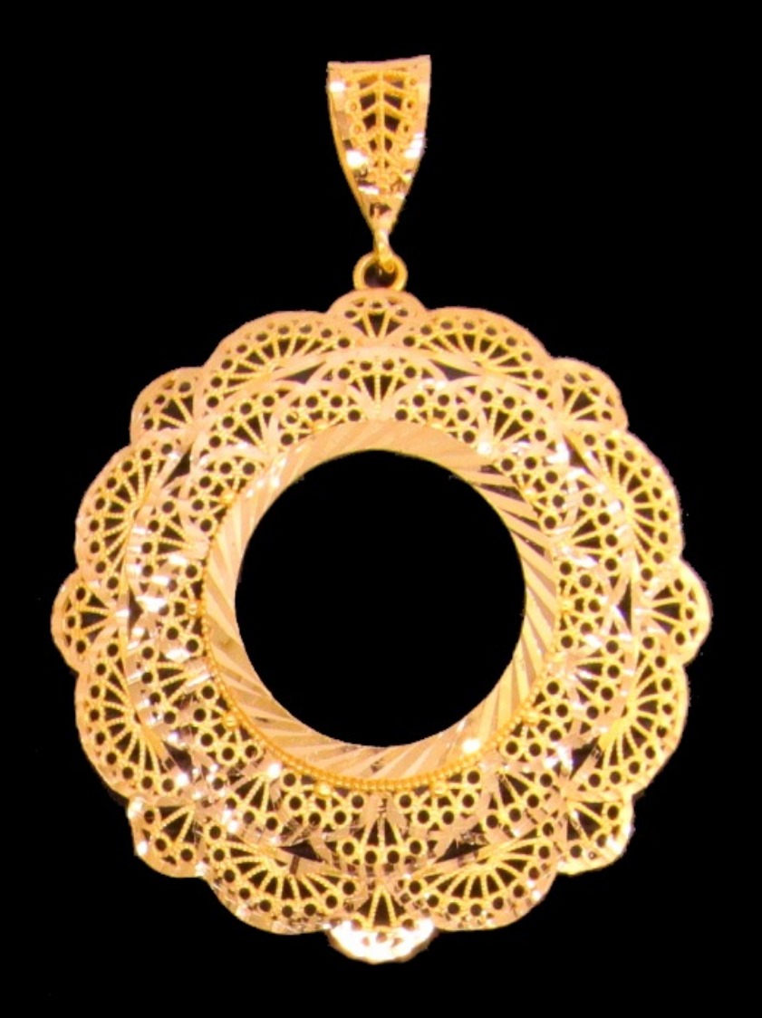 21K Gold Coins Frame