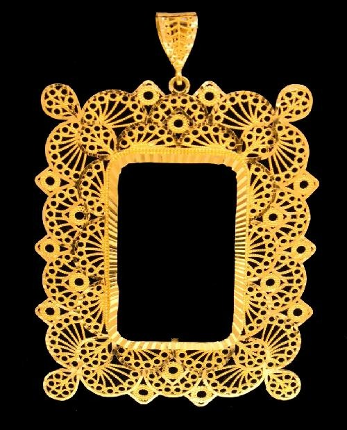 21K Gold Ounce Frame