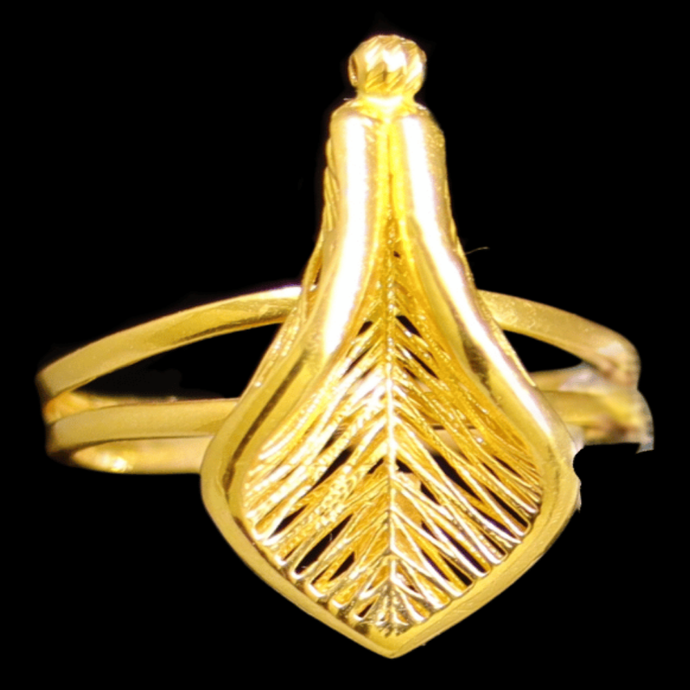 21K Yellow Gold Ring – Size 11 – SW30029