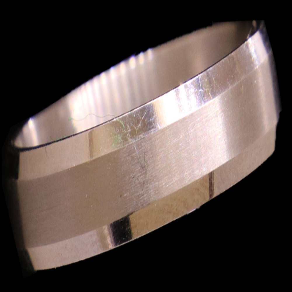 10K White Gold Band 12
