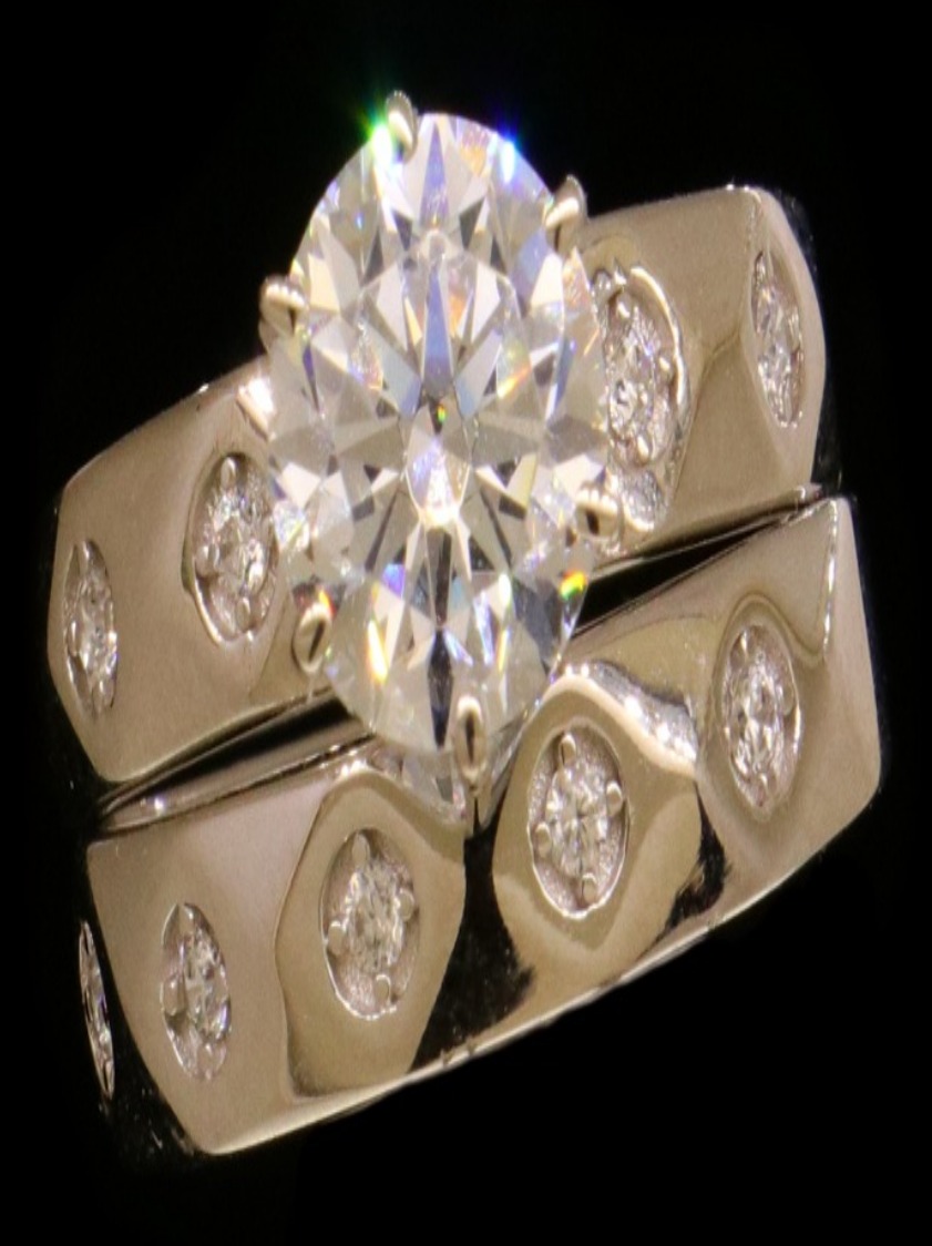 18K Gold Bridal Set