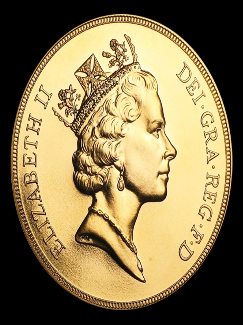 22K Five Pound British Coin – 9621 image 2 of 2