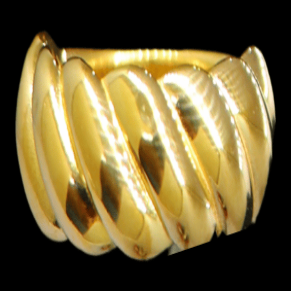 21K Yellow Gold Ring – Size 7 1/2 – SW33744