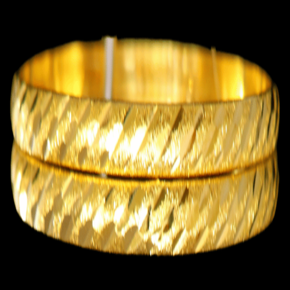 21K Gold Bangle Set, M (20) – SW33105