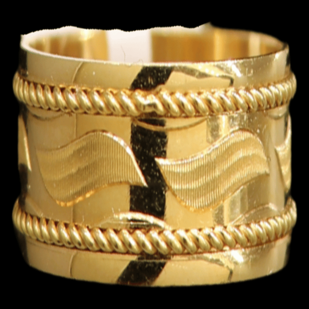 21K Gold Engagement Band Size 6.75 - SW30739