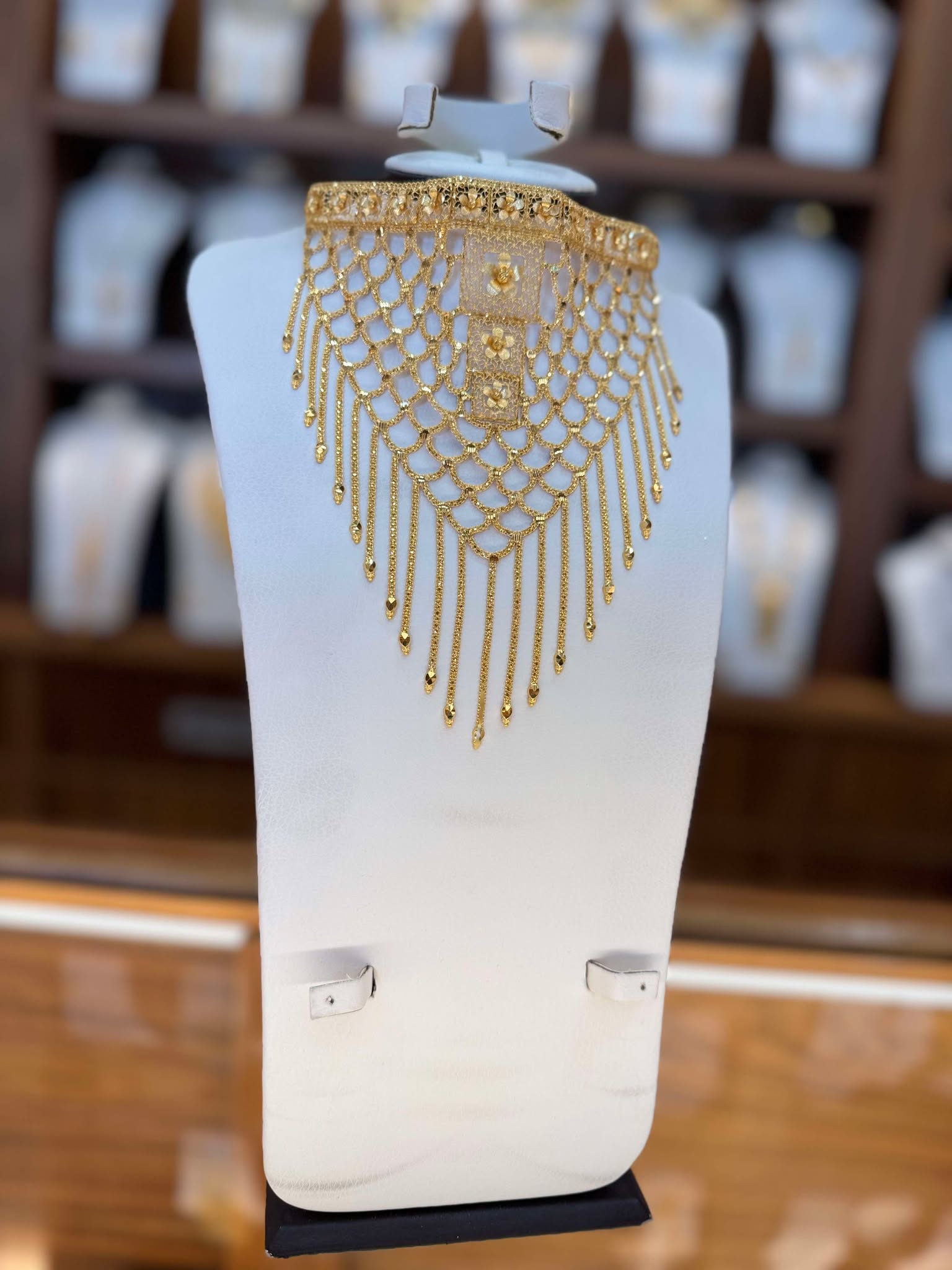 21K Gold Long Necklace - SW21618
