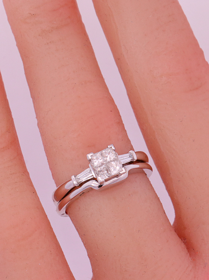 14K White Gold Diamond Bridal – SW10263