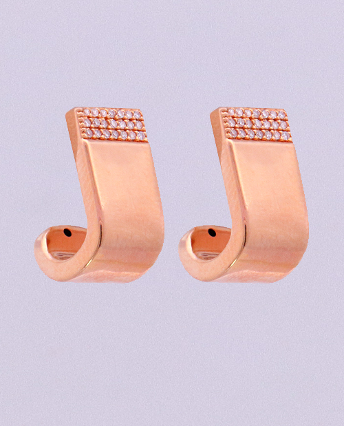 14K Yellow Gold Diamond Earrings – SW18005