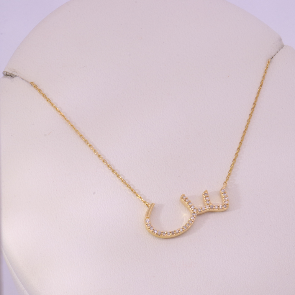 14K Yellow Gold Diamond Necklace – SW24478