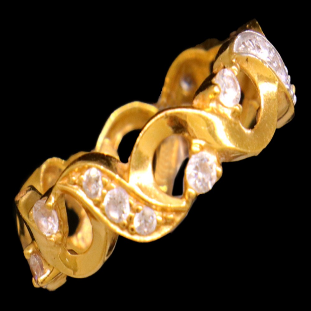 21K Gold Engagement Band Size 5 - SW16779
