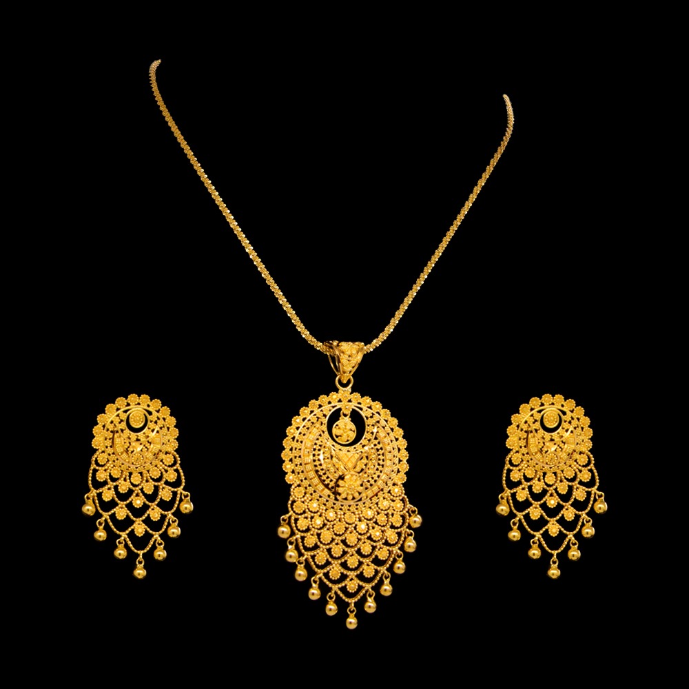 22K Gold Necklace Set