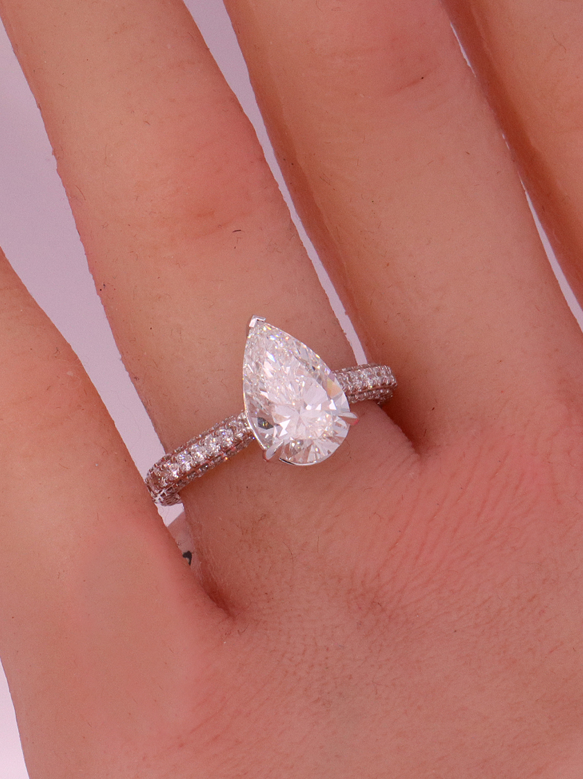 Lab-Diamond Bridal Ring