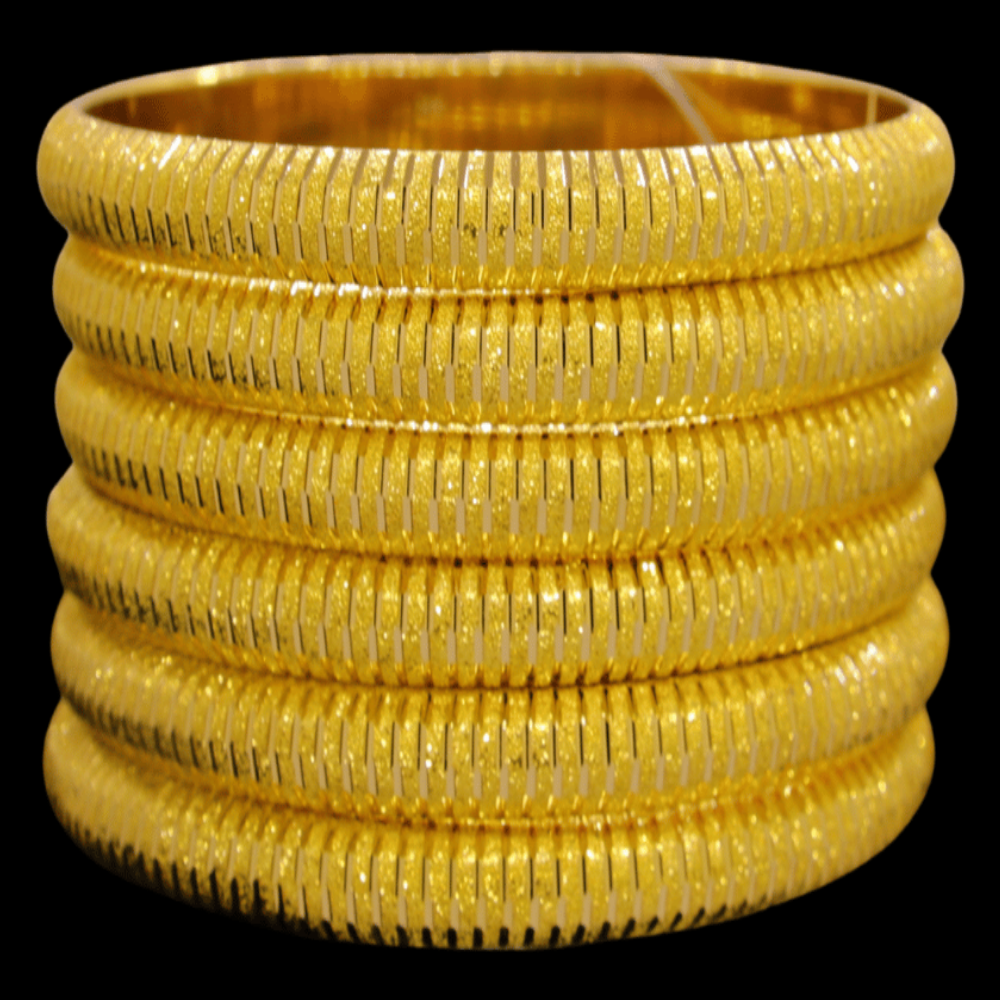 21K Gold Bangle Set (S)