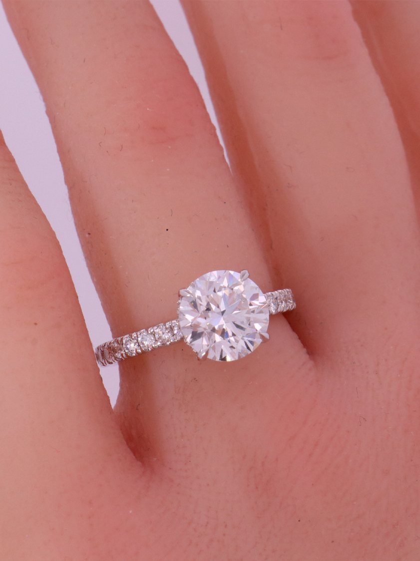 Lab-Grown Diamond Engagement Ring – SW13886 image 2 of 2