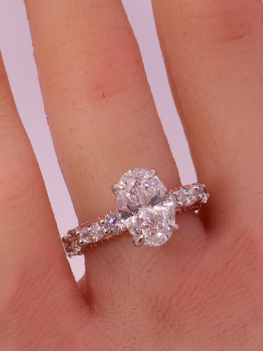Lab-Diamond Bridal Ring
