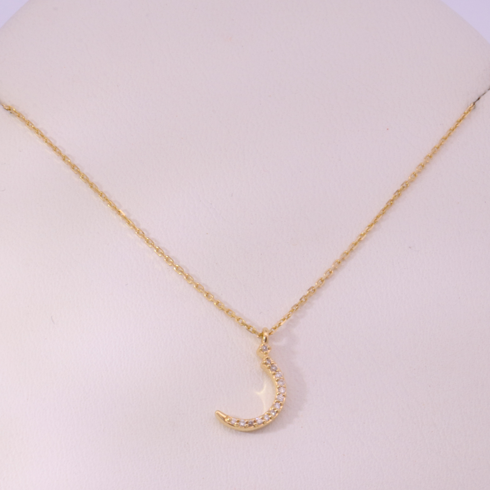 14K Yellow Gold Diamond Necklace – SW24477