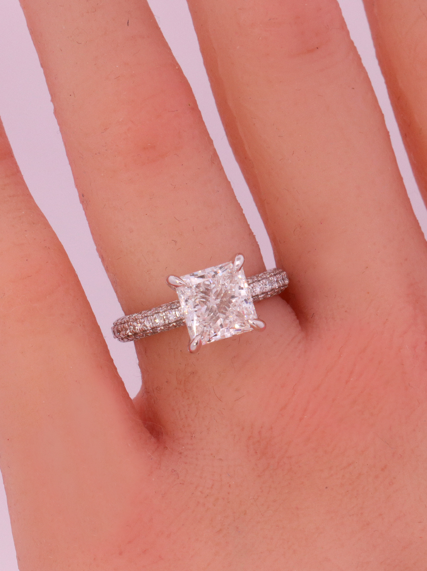 Lab-Diamond Bridal Ring