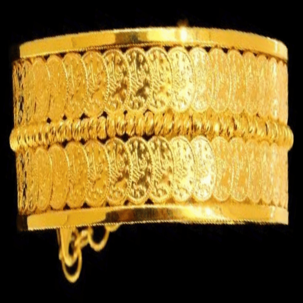 21K Gold Bangle Bracelet – 40459