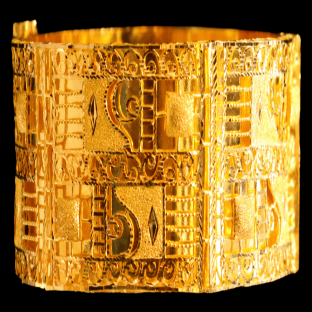 21K Gold Bangle Bracelet – SB26938