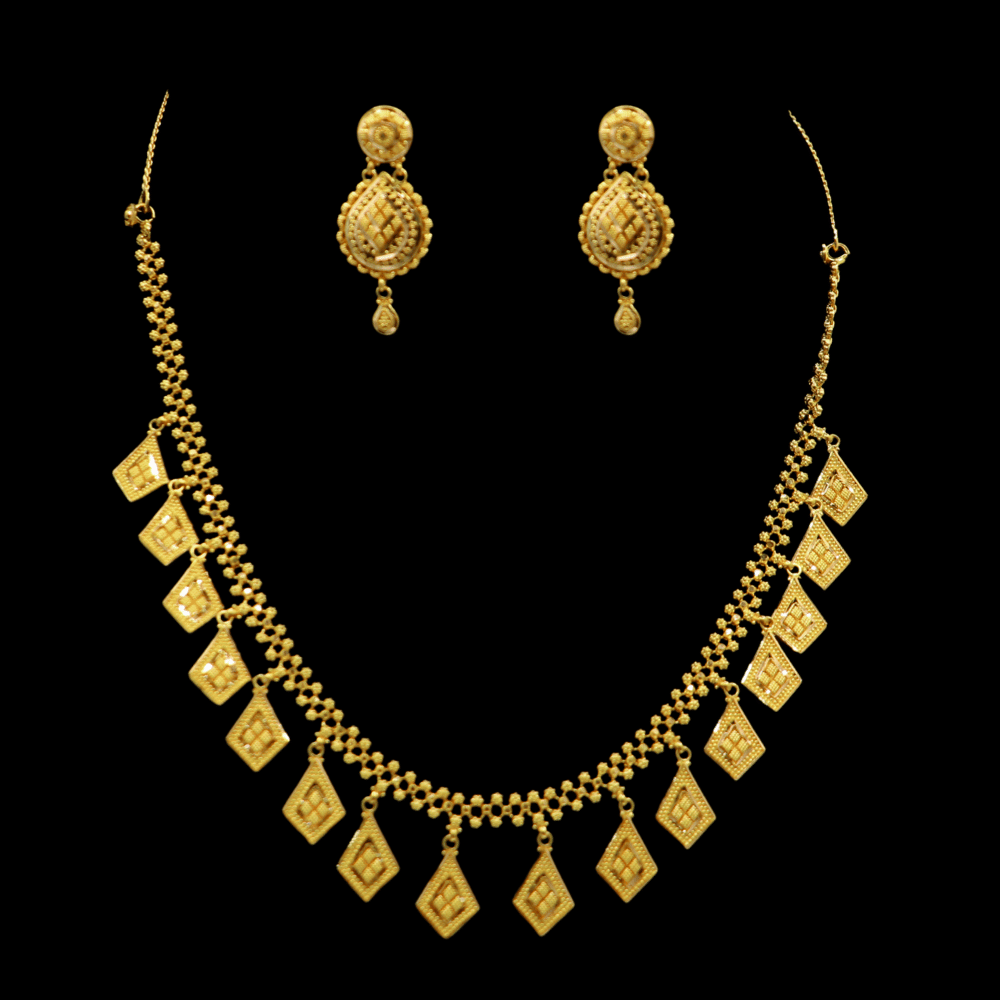 22K Gold Necklace Set