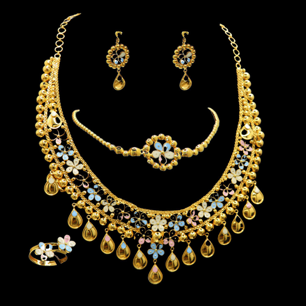 21K Short Necklace Set – SB30790