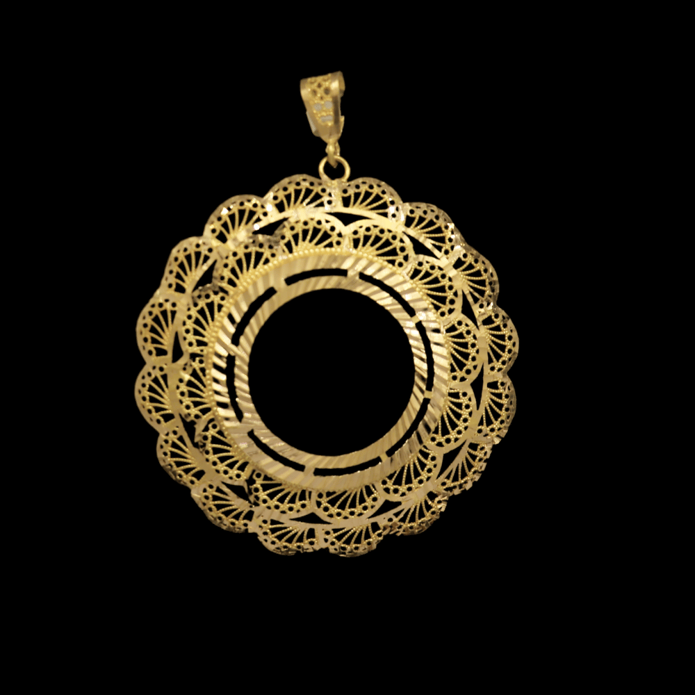 21K Gold Coin Frame – SW30695