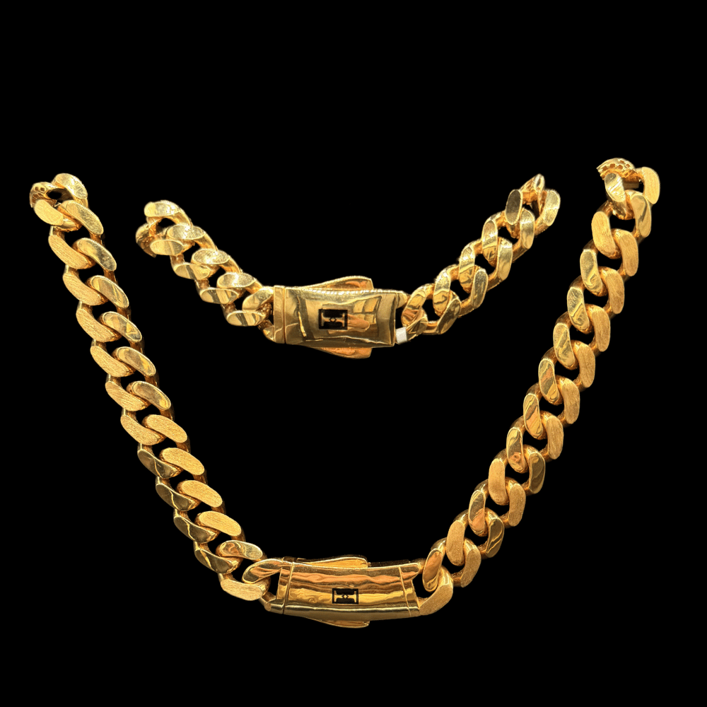 21K Gold Necklace Sets