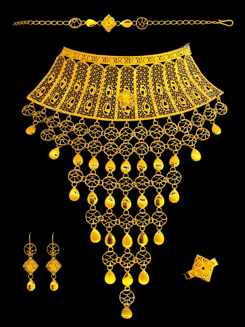 21K Long Necklace Set – 32599 image 2 of 2