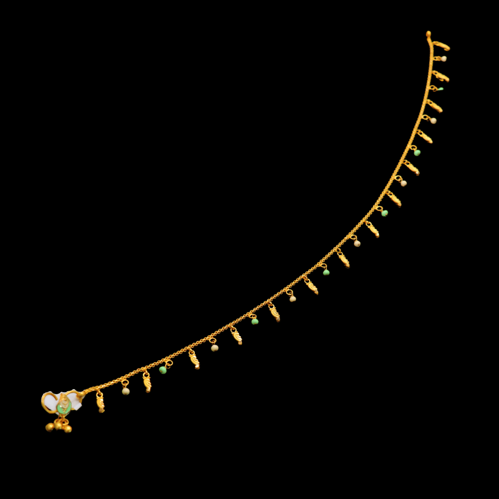 22K Gold Anklet